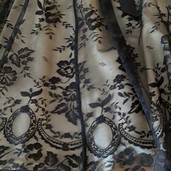 Zara Womens black lace dress Sz L - Picture 3 of 6